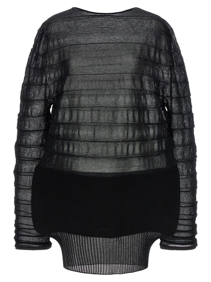 Issey Miyake Black Polyester Sweatshirt