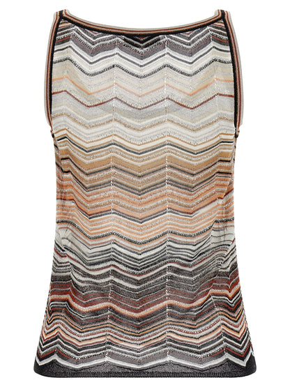Missoni Multicolor Viscose Tank Tops