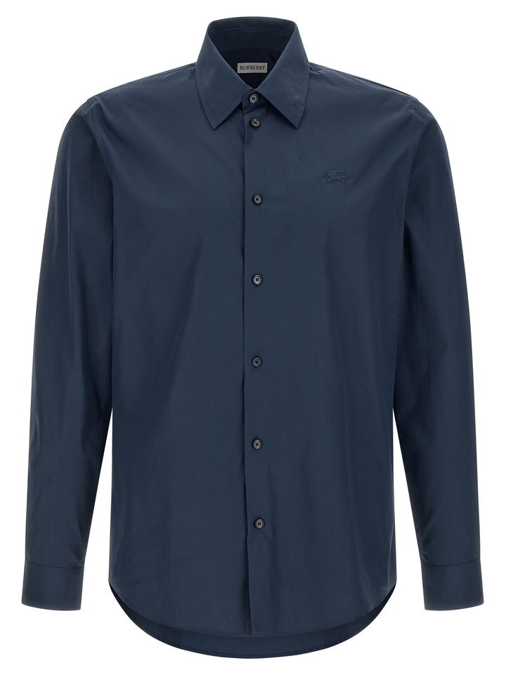Burberry Blue Cotton Blouse