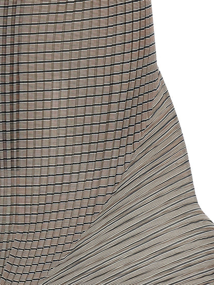 Issey Miyake Brown Polyester Mini Skirt