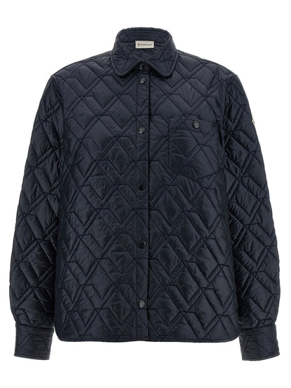 Moncler Blue Polyamide Shell Jacket