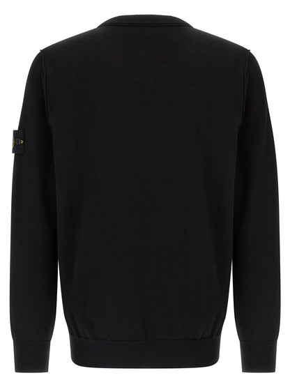 Stone Island Black Cotton Cardigan