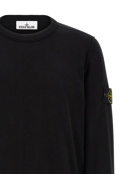 Stone Island Black Cotton Cardigan