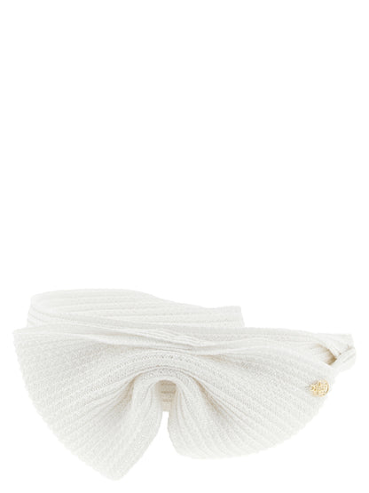 Maison Michel White Papier Headband