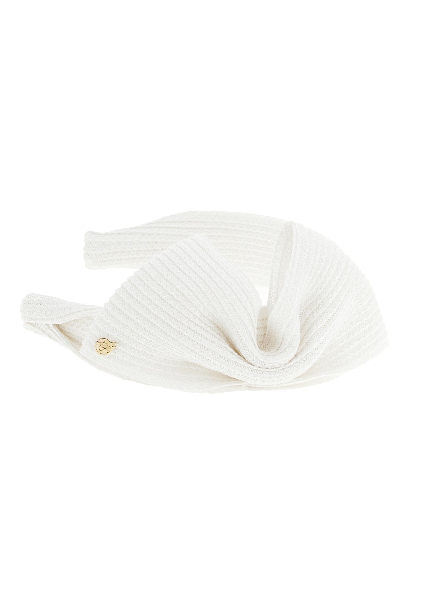 Maison Michel White Papier Headband