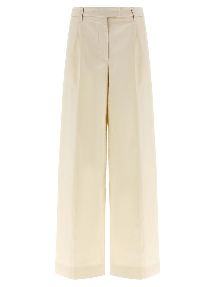 THELATEST White Cotton Casual Pants