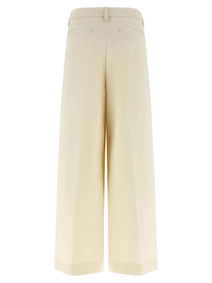 THELATEST White Cotton Casual Pants