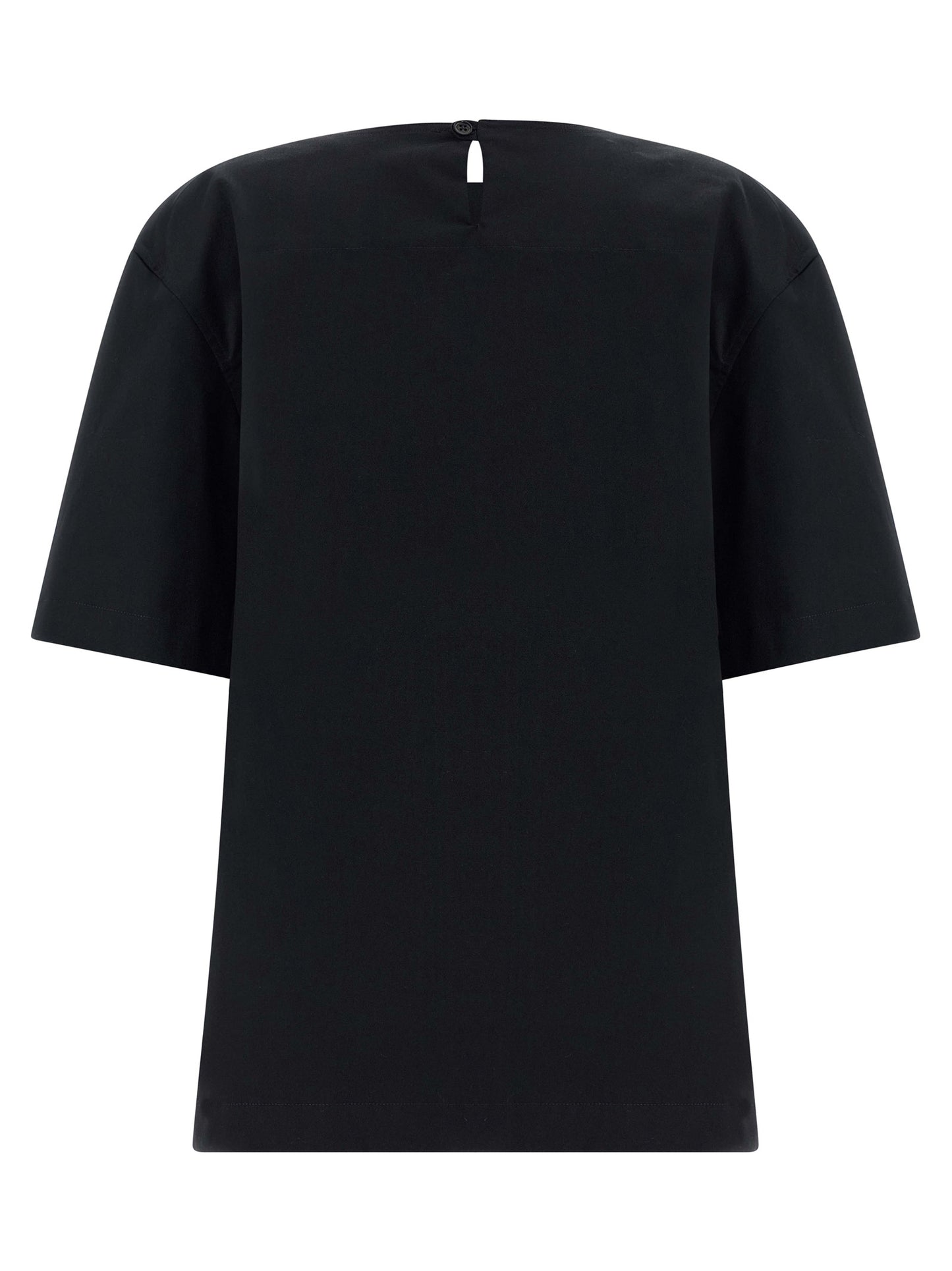 THELATEST Black Cotton T-Shirt