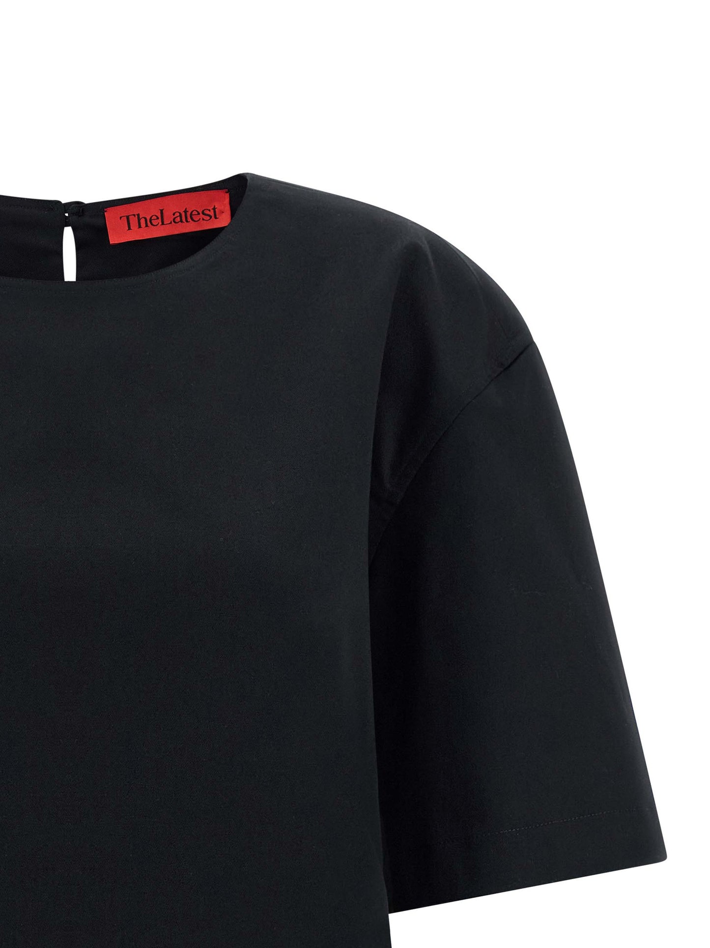THELATEST Black Cotton T-Shirt