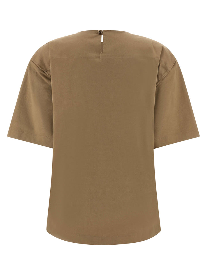 THELATEST Brown Cotton T-Shirt