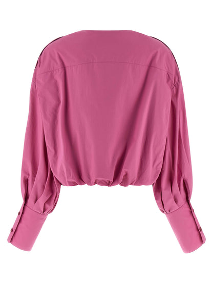 THELATEST Fuchsia Cotton Blouse