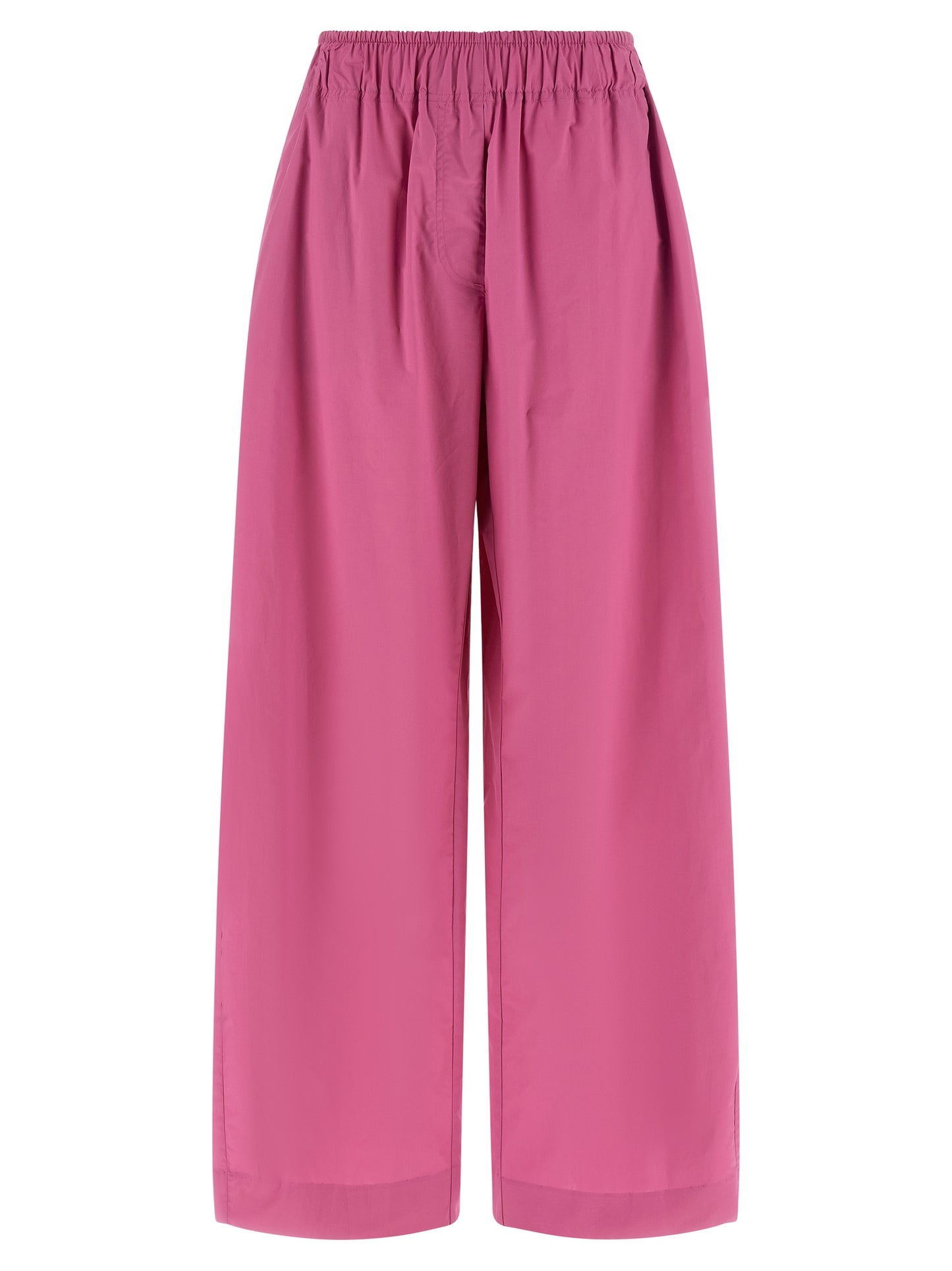 THELATEST Fuchsia Cotton Casual Pants