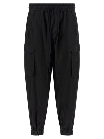 Thom Krom Black Organic Cotton Cargo Pants