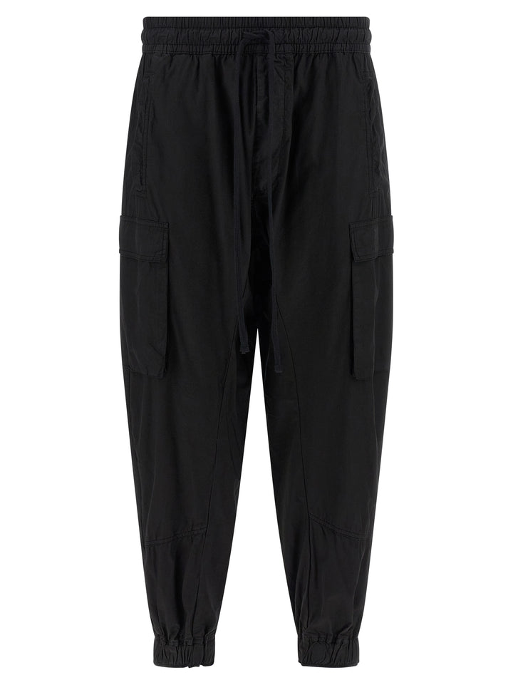 Thom Krom Black Organic Cotton Cargo Pants