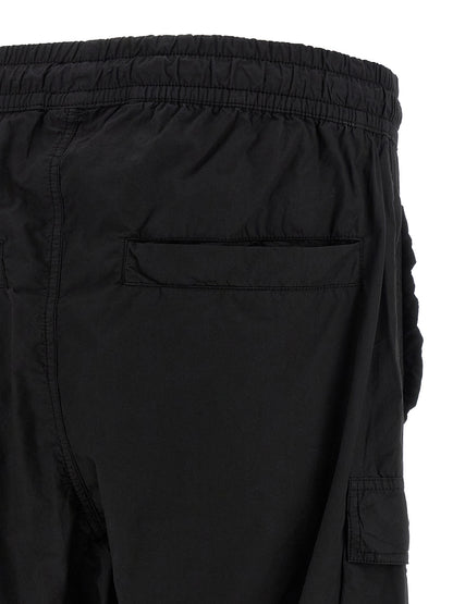 Thom Krom Black Organic Cotton Cargo Pants