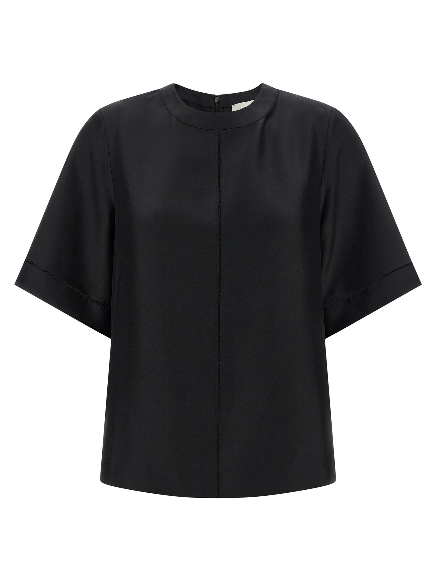 Loulou De Saison Black Silk Shirt