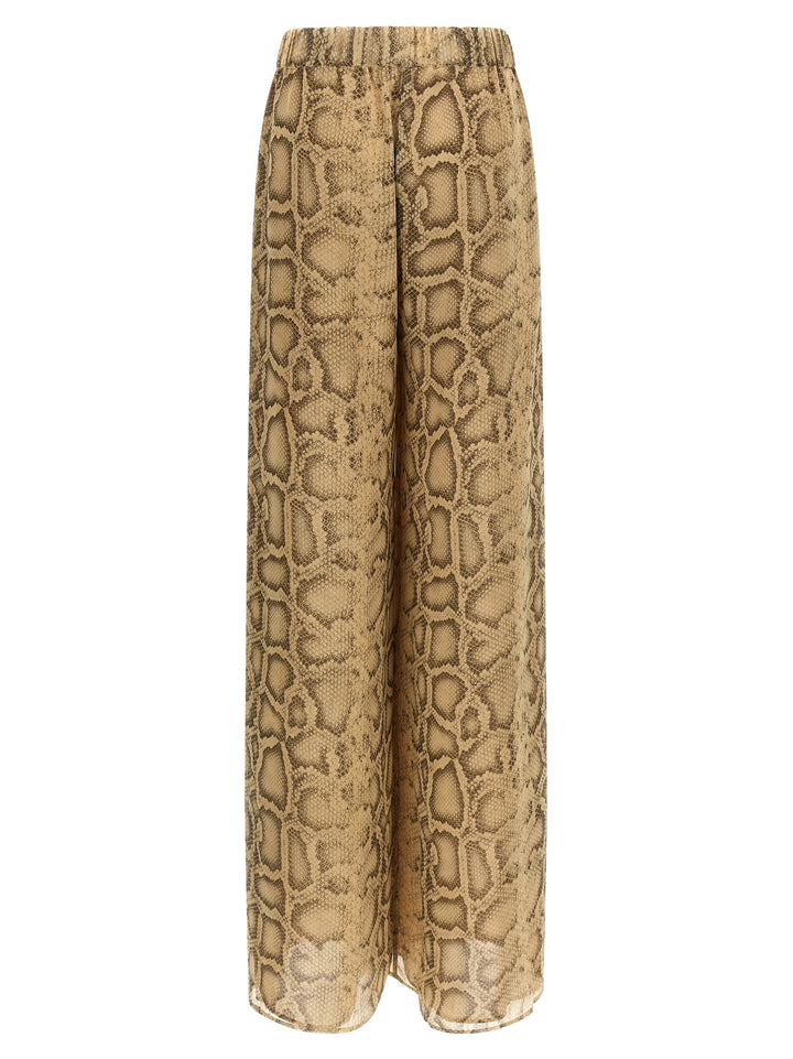 The Andamane Beige Polyester Pants