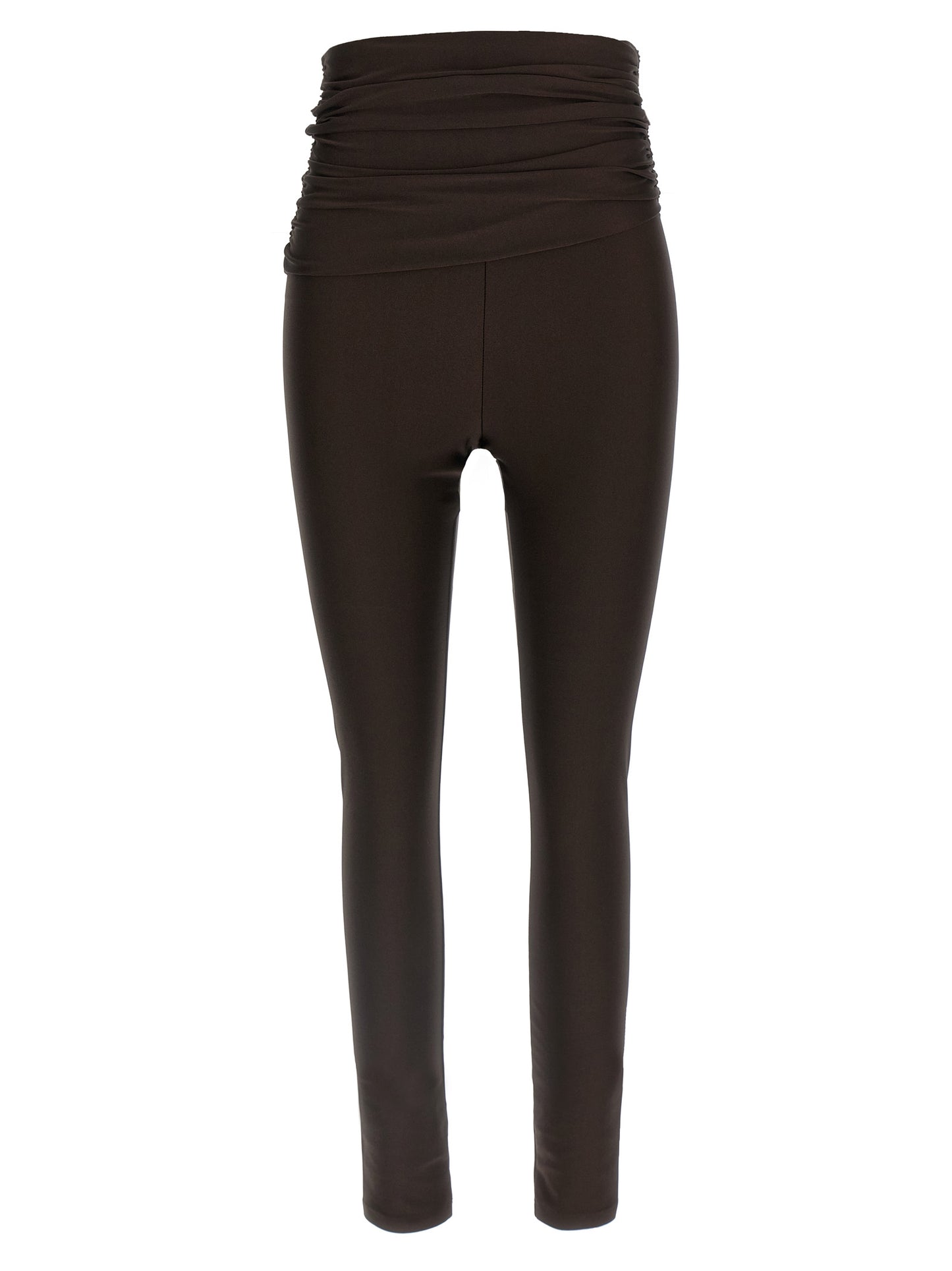 The Andamane Brown Polyamide Leggings