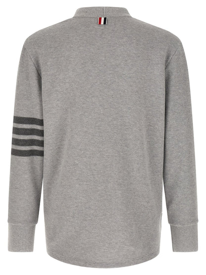 Thom Browne Gray Cotton Cardigan