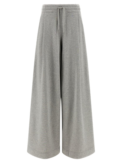 Dries Van Noten Gray Cotton Casual Pants