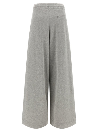 Dries Van Noten Gray Cotton Casual Pants
