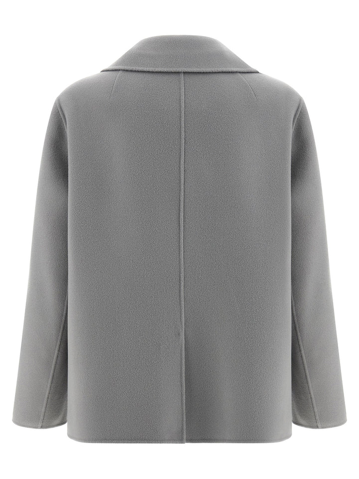 'S Max Mara Gray Virgin Wool Blazer