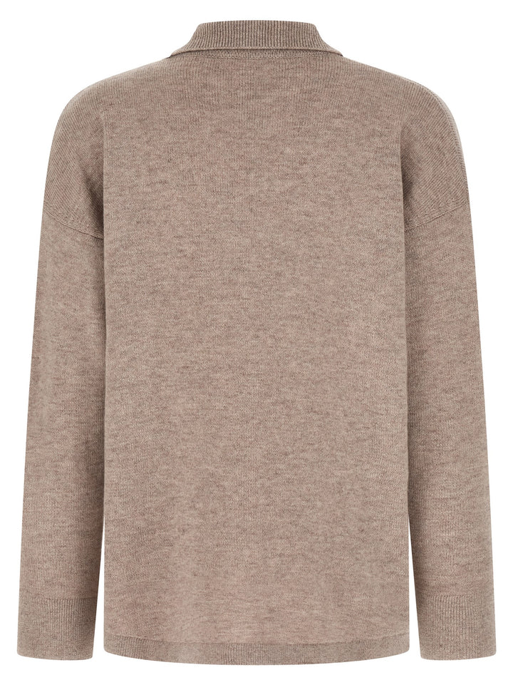 'S Max Mara Beige Wool Cardigan