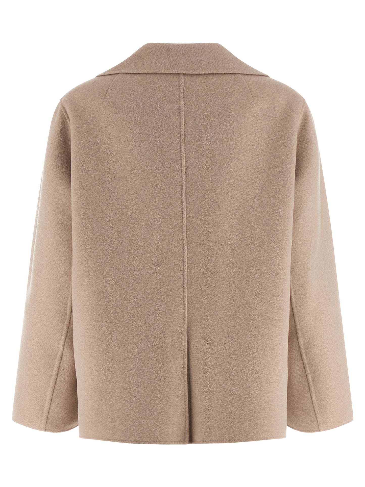 'S Max Mara Beige Virgin Wool Blazer