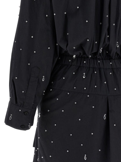 Giuseppe Di Morabito Black Cotton Short Dress