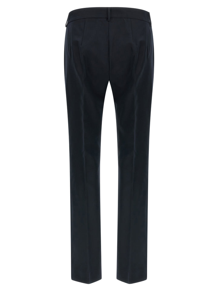 'S Max Mara Blue Cotton Flared Pants