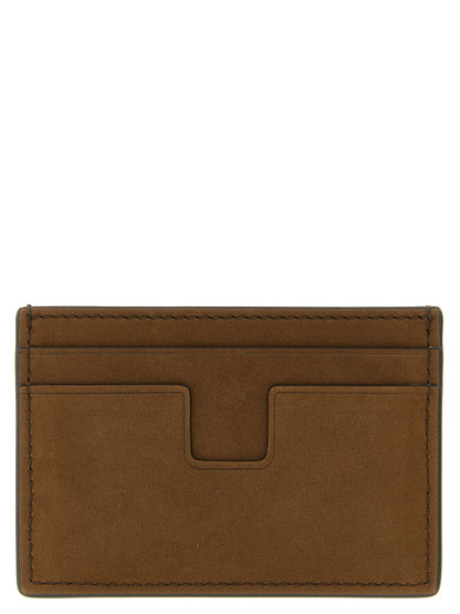 Tom Ford Brown Calfskin Cardholder