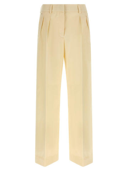 Moncler Beige Cotton Dress Pants