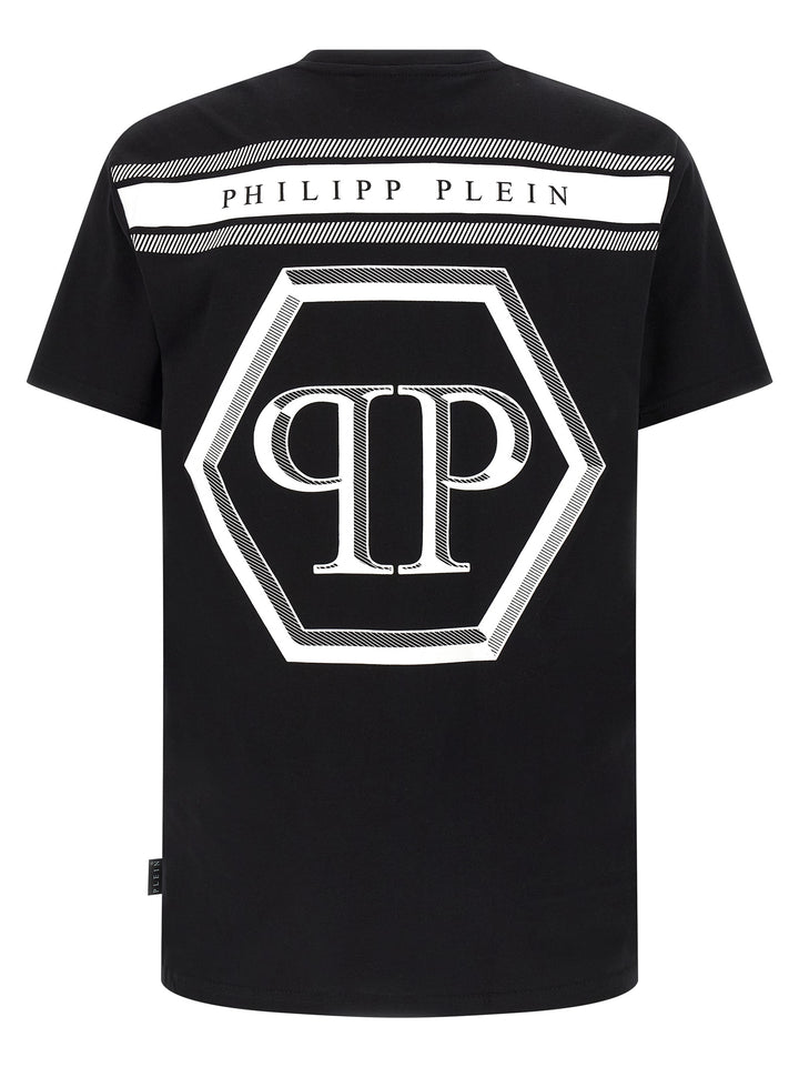 Philipp Plein Black Cotton T-Shirt