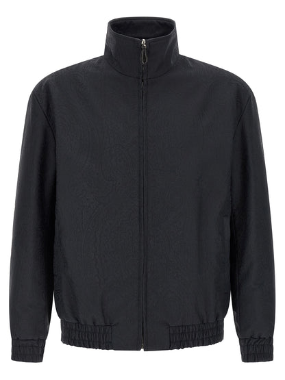 Etro Blue Polyamide Jacket