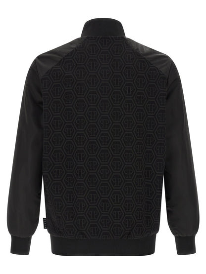 Philipp Plein Black Cotton Sweatshirt