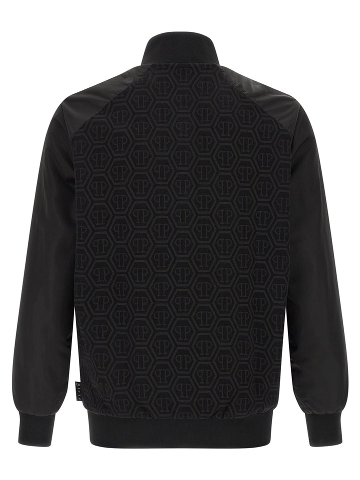 Philipp Plein Black Cotton Sweatshirt