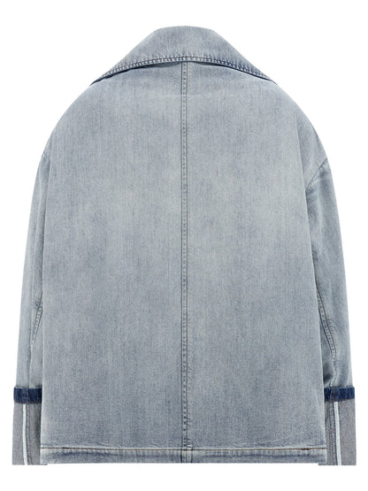 MM6 Maison Margiela Blue Cotton Denim Jacket