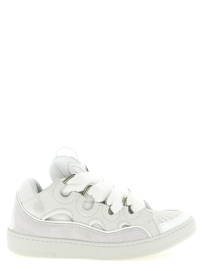 Lanvin White Calfskin Chunky Sneakers