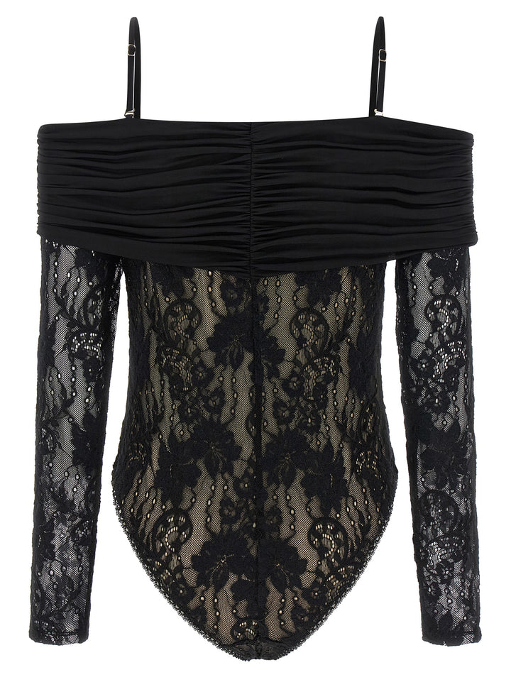 Zimmermann Black Polyamide Bodysuit