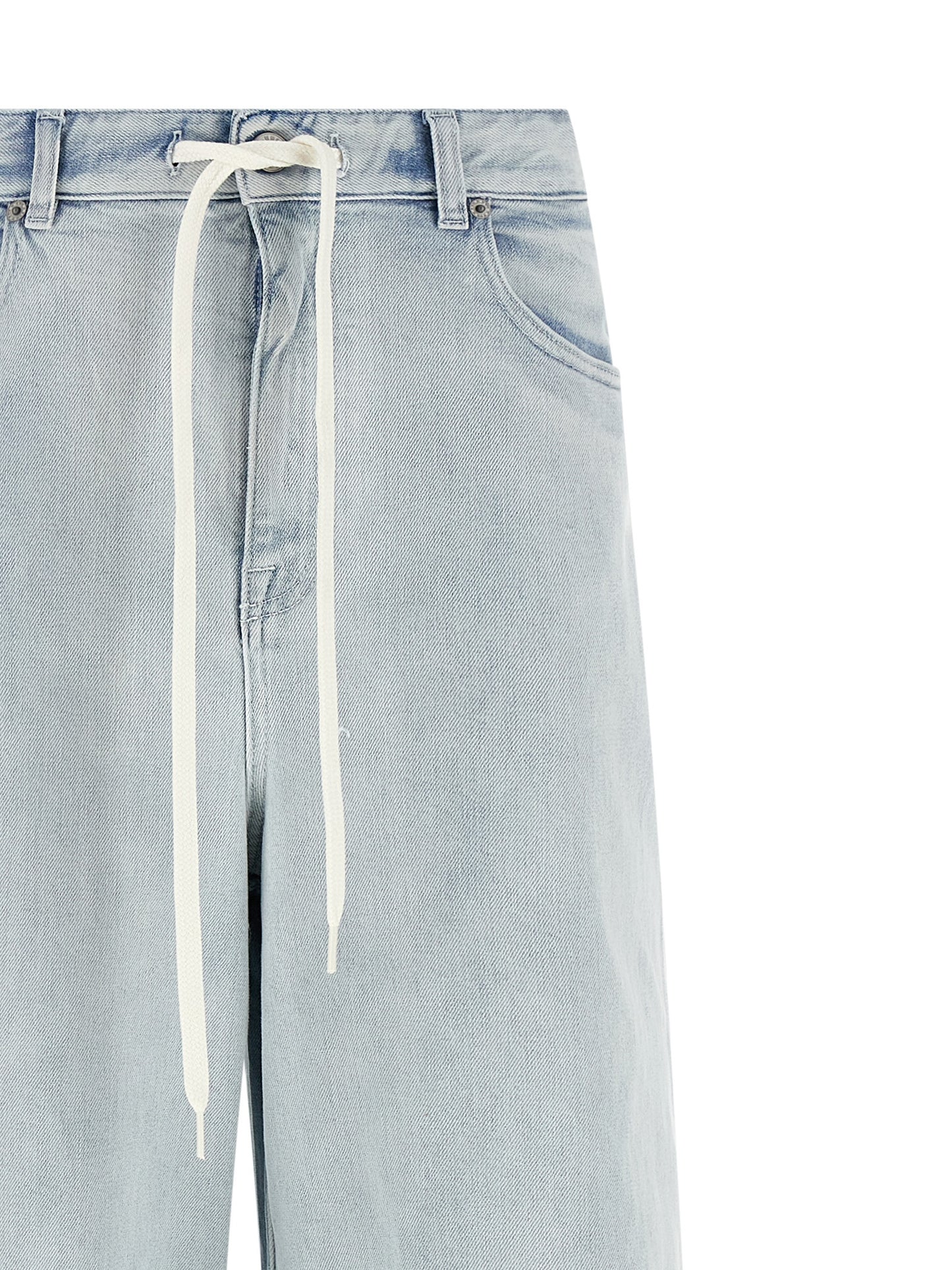 MM6 Maison Margiela Blue Cotton Jeans Denim