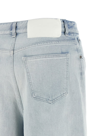 MM6 Maison Margiela Blue Cotton Jeans Denim