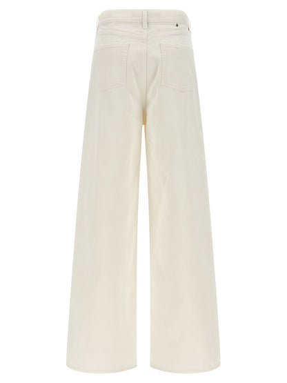 Golden Goose White Cotton Boyfriend Jeans