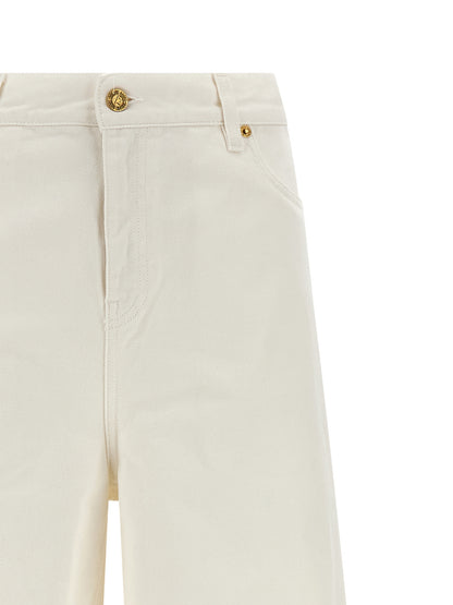 Golden Goose White Cotton Boyfriend Jeans