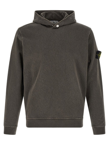 Stone Island Brown Cotton Sweatshirt