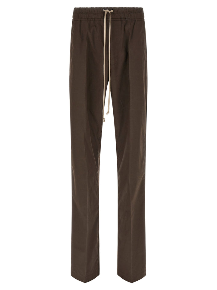 Rick Owens Brown Cotton Casual Pants