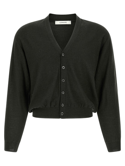 Lemaire Black Marabou Cardigan