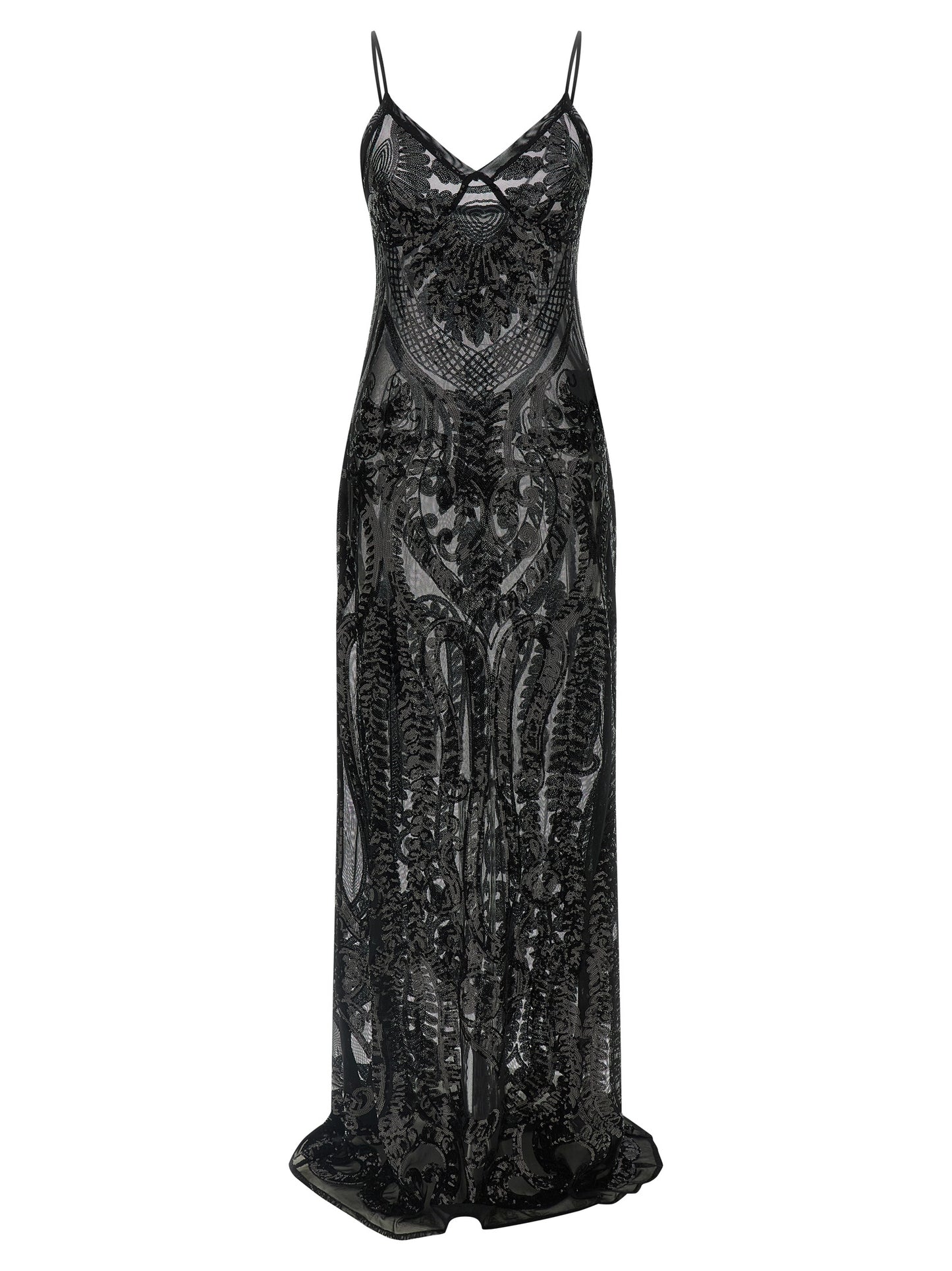 Norma Kamali Black Polyester Long Dress