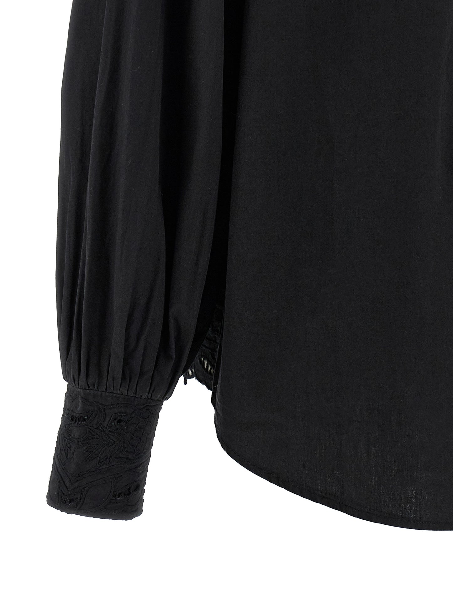 FARM RIO Black Cotton Blouse