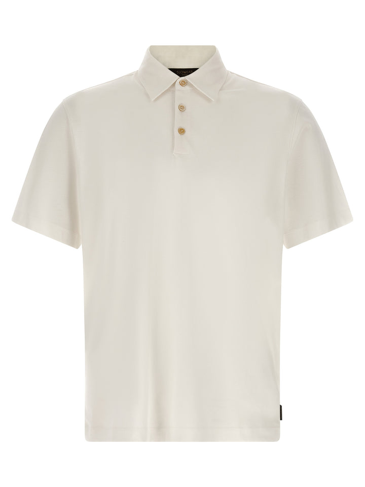 ZANONE White Cotton Polo Shirt