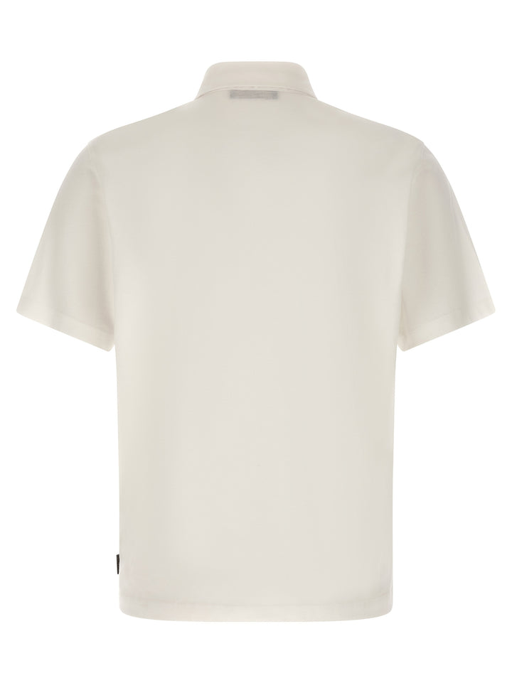 ZANONE White Cotton Polo Shirt